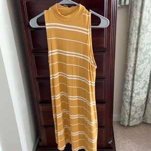 Yellow striped dress